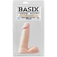 Изображение PipeDream, США Фаллоимитатор с мошонкой Basix Rubber Works 6 in Dong Flesh