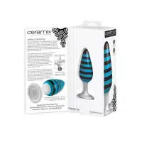Изображение PipeDream, США Анальная пробка Ceramix No. 2 Black and Blue Butt