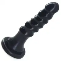 Фото Qianal sex toys, Китай Фаллоимитатор пирамида с присоской черного цвета