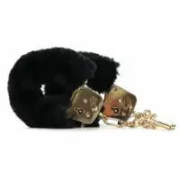 Изображение PipeDream, США Наручники FF Gold Deluxe Furry Cuffs