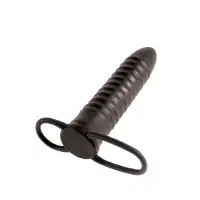 Фото PipeDream, США Насадка для двойного проникновения FFLE Ribbed Double Trouble Black
