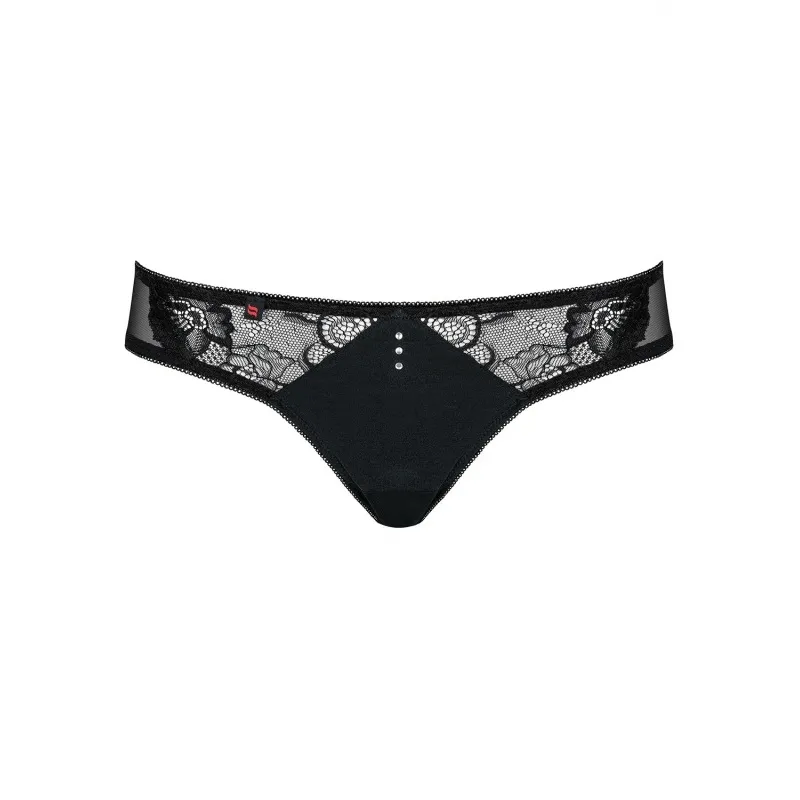 Изображение Obsessive, Польша Черные трусики стринги Oradea L/XL