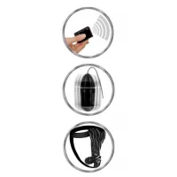 Фото PipeDream, США Вибротрусики с дистанционным управлением Remote Control Fantasy Panty Black