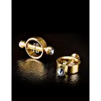 Фото PipeDream, США Зажимы для сосков FF Gold Magnetic Clamps