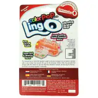 Фото  Виброкольцо для орального секса Color Pop Quickie LingO Orange
