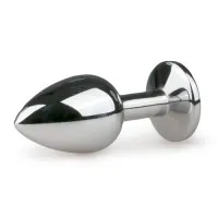 Изображение Lovetoy, Китай Анальная пробка из стали с прозрачным кристаллом Clear Rosebud Classic S