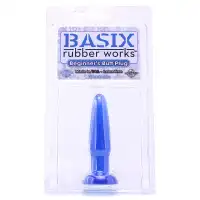 Изображение PipeDream, США Анальная пробка Basix Rubber Works Beginners Butt Plug Blue