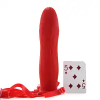 Изображение PipeDream, США Страпон с вибрацией полый FF Extreme 9in Vibrating Silicone Hollow Strap-On