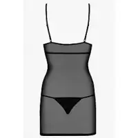 Изображение Obsessive, Польша Чёрная сорочка и трусики Kisselent L/XL