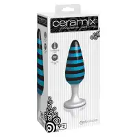 Изображение PipeDream, США Анальная пробка Ceramix No. 2 Black and Blue Butt