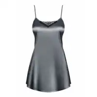 Фото Obsessive, Польша Серая сорочка и трусики Satinia S/M