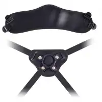 Изображение Lovetoy, Китай Ремень для страпона со сменными кольцами Orgasm Cozy Harness чёрный
