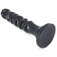 Фото Qianal sex toys, Китай Фаллоимитатор пирамида с присоской черного цвета