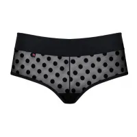Изображение Obsessive, Польша Черные трусики-шорты Dotina L/XL