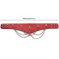 Фото HSY, Китай Красный ошейник с цепочками