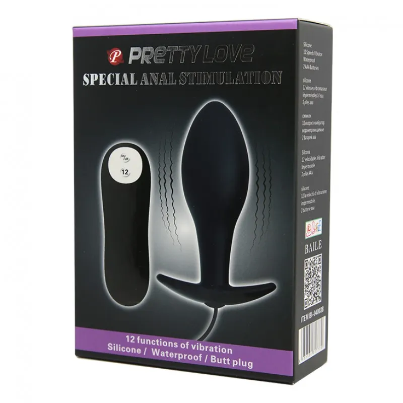 Изображение Pretty Love, Китай Анальная пробка с вибрацией Special Anal Stimulation