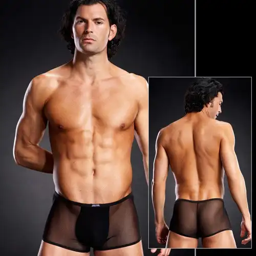 Изображение  Боксеры из сетки со вставкой из микрофибры S/M