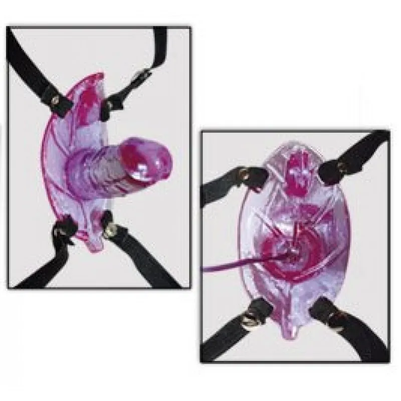 Фото Doc Johnson, США Клиторальный вибростимулятор Paradise Strap-on