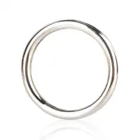 Фото  Стальное эрекционное кольцо 3 5 см Steel Cock Ring