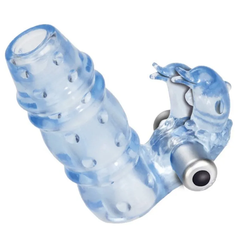 Изображение  Любовная игрушка для двоих 3-way Double Dolphin