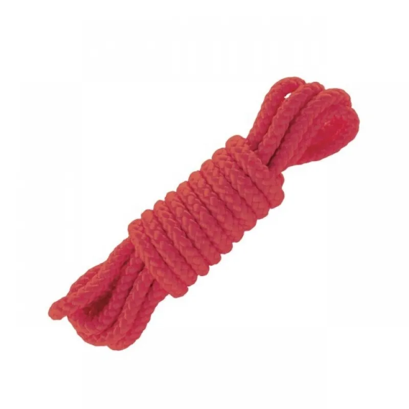 Изображение PipeDream, США Бондажная верёвка FF Mini Silk Rope красная