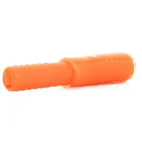 Фото  Тонкий карманный вибратор Go Stix мандариновый