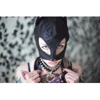 Изображение KISSEXPO Полушлем-маска кошки