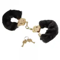 Изображение PipeDream, США Наручники FF Gold Deluxe Furry Cuffs