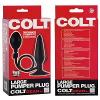 Фото  Силиконовая надувная анальная пробка большая Colt