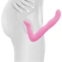 Фото PipeDream, США Безремневой страпон FF Elite 8 Strapless Pink