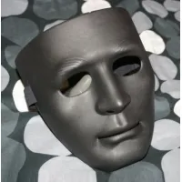 Фото  Чёрная маска на всё лицо