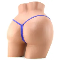 Фото  Трусики с вырезом с вибропулей и пэстисы Neon Purple