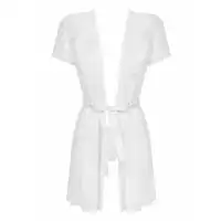 Изображение Obsessive, Польша Белый пеньюар с трусиками Swanita L/XL