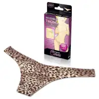 Фото  Невидимые трусики стринги леопардовые Hollywood Curves SM