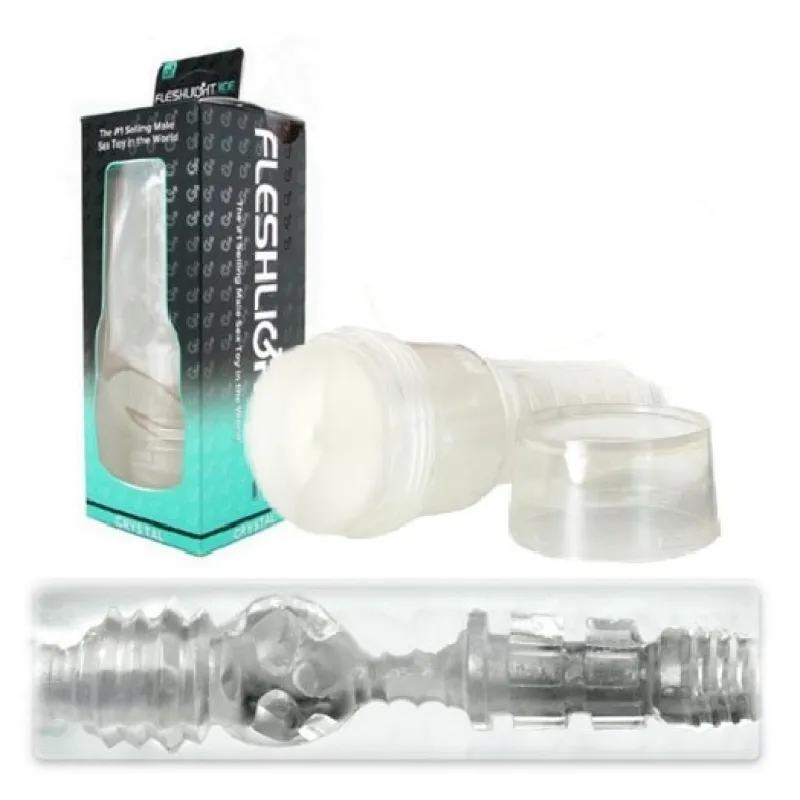 Фото FLESHLIGHT Мастурбатор-анус в прозрачной колбе Fleshlight Ice Butt Crystal