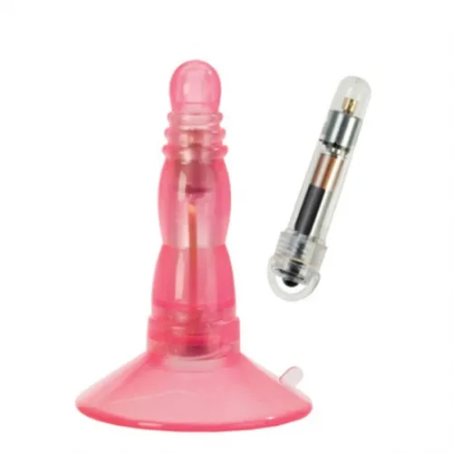 Фото  Анальная пробочка Vibro Play pink