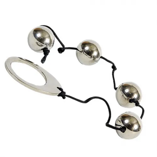 Фото  Анальные бусы из металла Heavy Metal Anal Beads