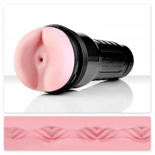 Изображение  Анус-мастурбатор с волнообразным каналом Fleshlight: Pink Vortex Butt