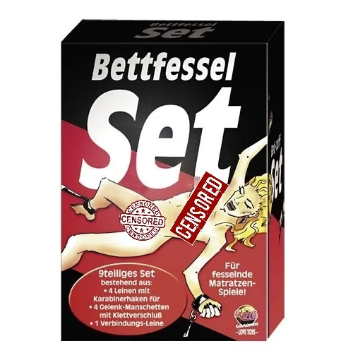 Фото  BDSM Набор для привязывания Fesseln Bed Bondage