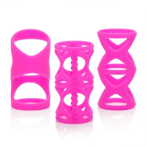 Изображение California Exotic Novelties, США Насадки на пенис из силикона розовые Lover s Cage Posh