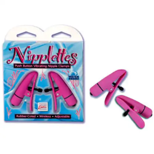 Фото California Exotic Novelties, США Вибро-клипсы для груди Nipplettes