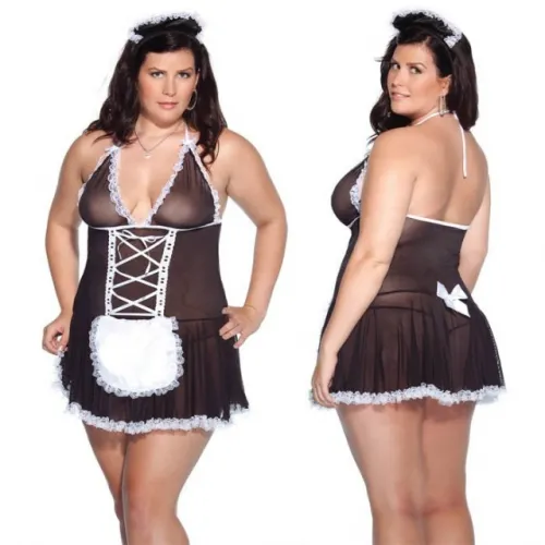 Фото Carrie Amber, США Костюмчик аппетитной Служанки XL