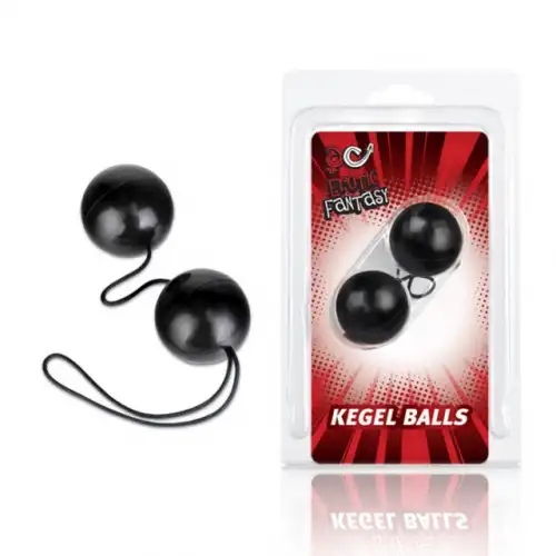 Изображение  Черные вагинальные шарики Kegel Balls