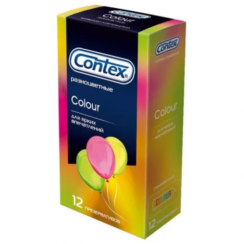 Фото Contex, Россия Презервативы Contex №12 Colour разноцветные