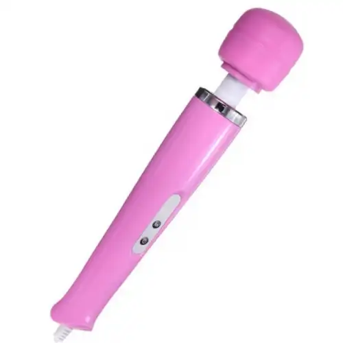 Фото  Десятискоростной розовый массажер Magic Massager 220V