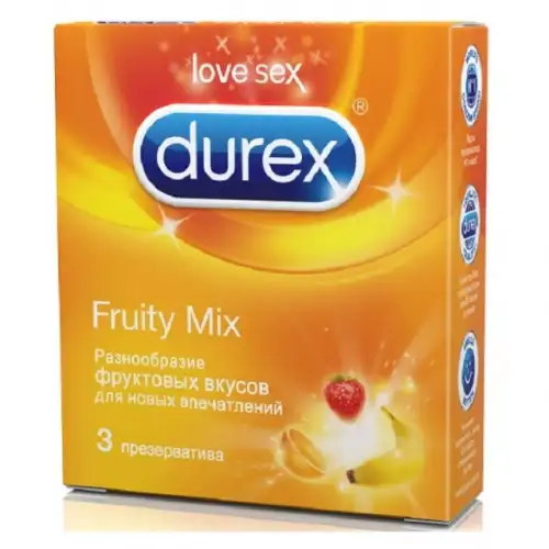 Фото Durex, Китай Презервативы Durex №3 Fruity Mix (Select) разнообразие фруктовых вкусов