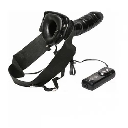 Фото  Фаллопротез поясной черный