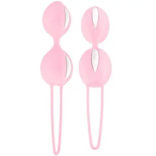 Фото Fun Factory, Германия Шарики вагинальные Fun Factory Smartballs Duo нежно-розовые