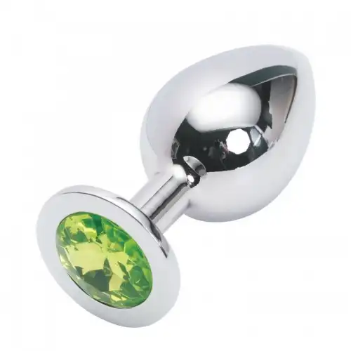 Фото HSY, Китай Большая анальная пробка Anal Jewelry Plug Silver Laim L
