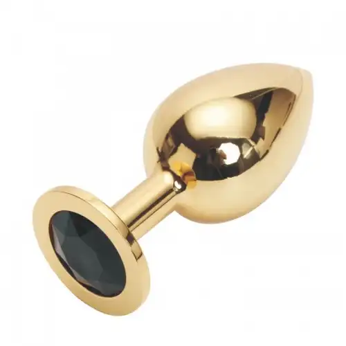 Фото HSY, Китай Большая золотистая пробка со стразом Gold Black L